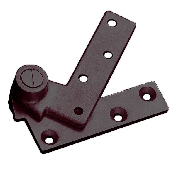 3/4 Offset Hung Full Mortise Standard Top Pivot, 613 Oxidized Satin Oil Rubbed